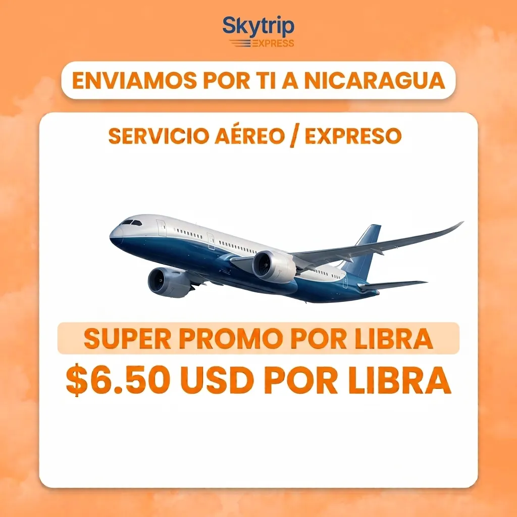 Transporte de carga aéreo y marítimo Skytrip Express